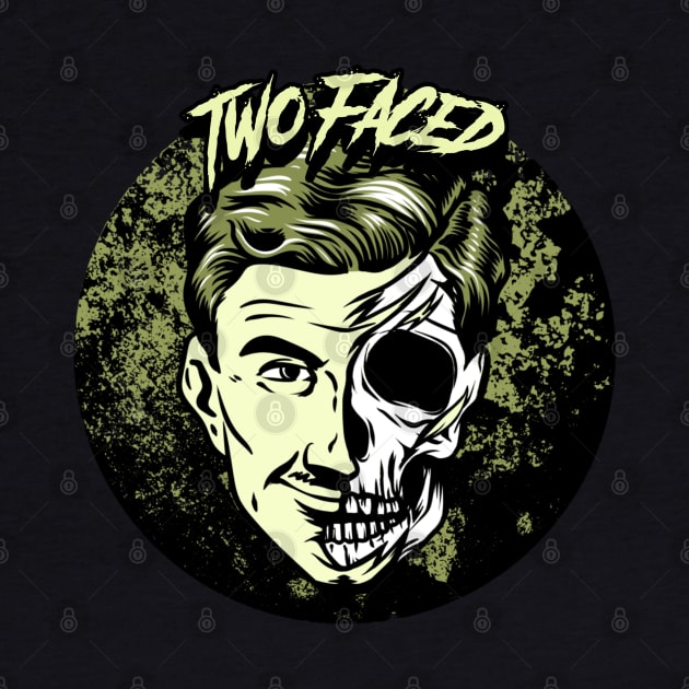 Two Faced Graphic by CTJFDesigns